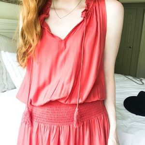 Elan Boutique Hot Pink Midi Dress